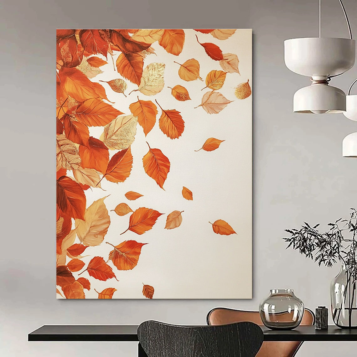 Falling Autumn Leaves for Autumn - Themed Café & Home Decor Store STSC1125