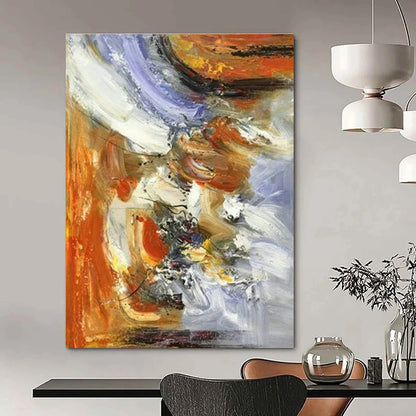 Colorful Abstract Fusion Art for Creative Studio & Modern Café DLZ1460