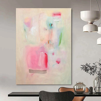 Pastel Abstract Art for Minimalist Home Bedrooms DLZ0148