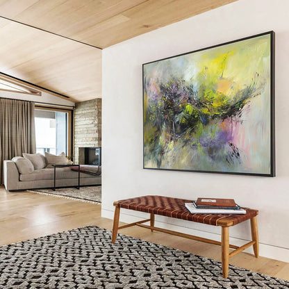 Colorful Abstract Fusion Art for Bohemian - Style Home & Creative Art Space SC305
