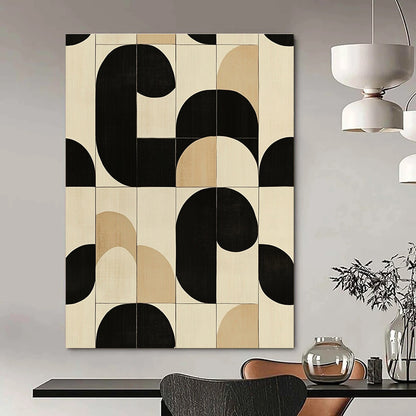 Geometric Pattern Art for Modern Office & Minimalist Living Room STSC1102