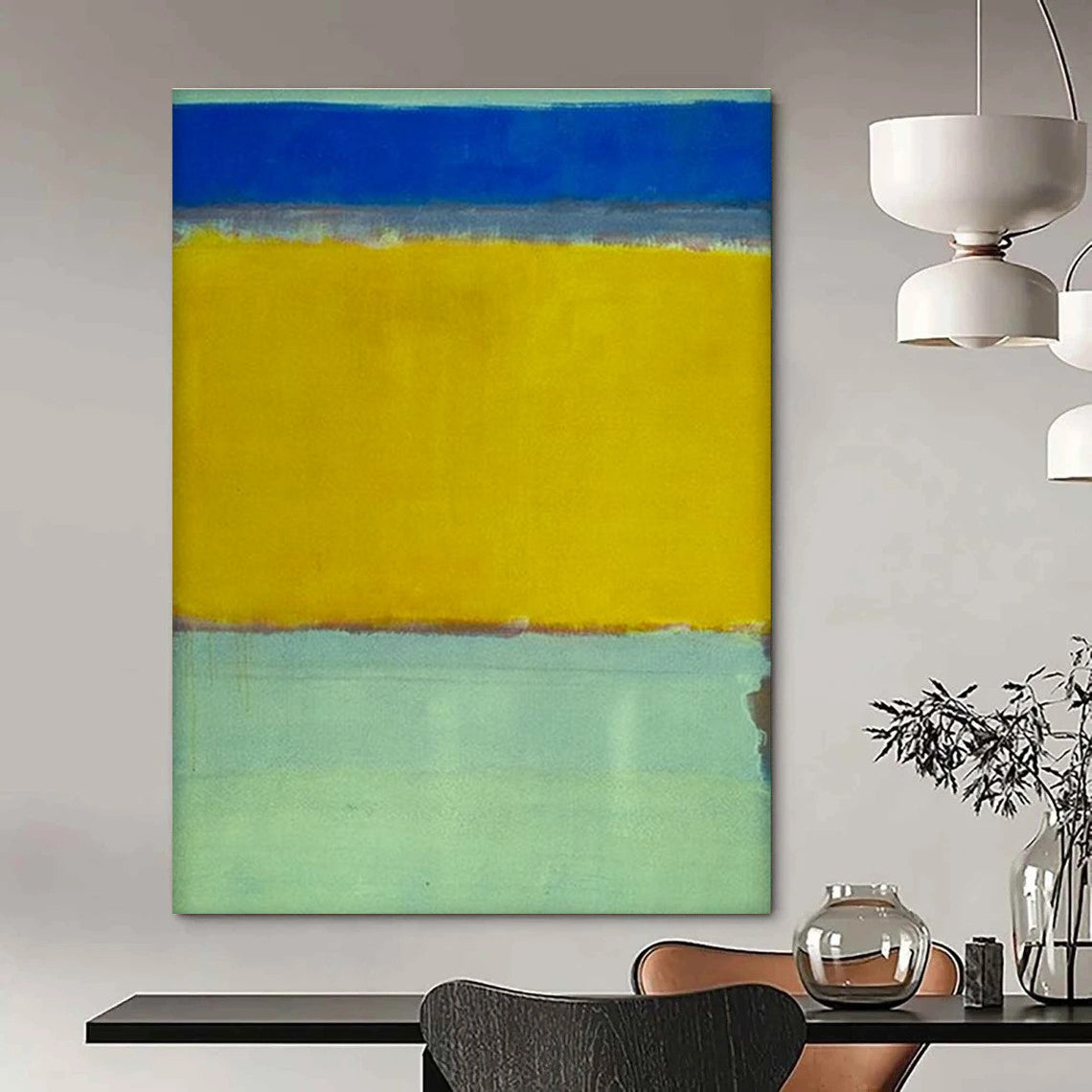 Color - Block Harmony Art for Modern Office & Art Gallery DLZ2330