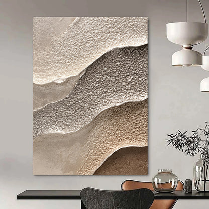 Neutral Textured Waves for Modern Office Reception & Luxury Hotel Lobby STSC945