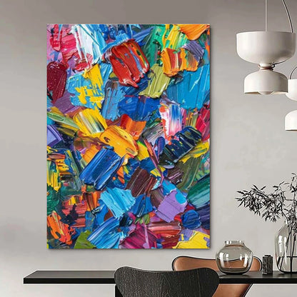 Colorful Paint Splashes Art for Creative Studio & Modern Kids’ Playroom DLZ1531