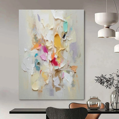Colorful Thick - Paint Abstract Art for Bohemian Living Room & Art Studio Lounge DLZ0980