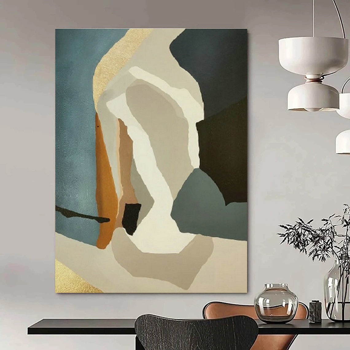 Colorful Geometric Abstract Art for Living Room & Office DLZ0433