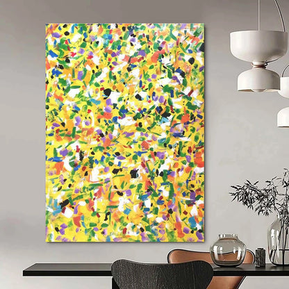 Large - Scale Abstract Colorful Splash Art for Living Room & Gallery DLZ2271
