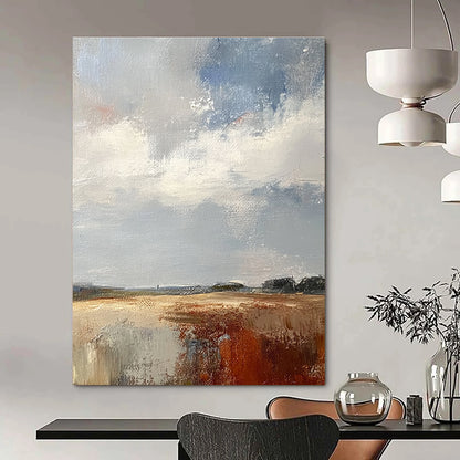 Abstract Landscape Field for Countryside Cottage & Art - Inspired Café STSC172