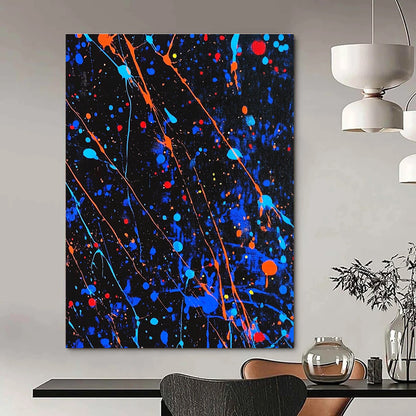 Colorful Splatter Art for Creative Studio & Vibrant Teen Bedroom STSC1406