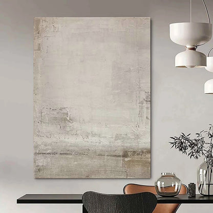 Gray - White Textured Abstract Art III for Modern Art Gallery & Industrial - Style Home Office DLZ1859