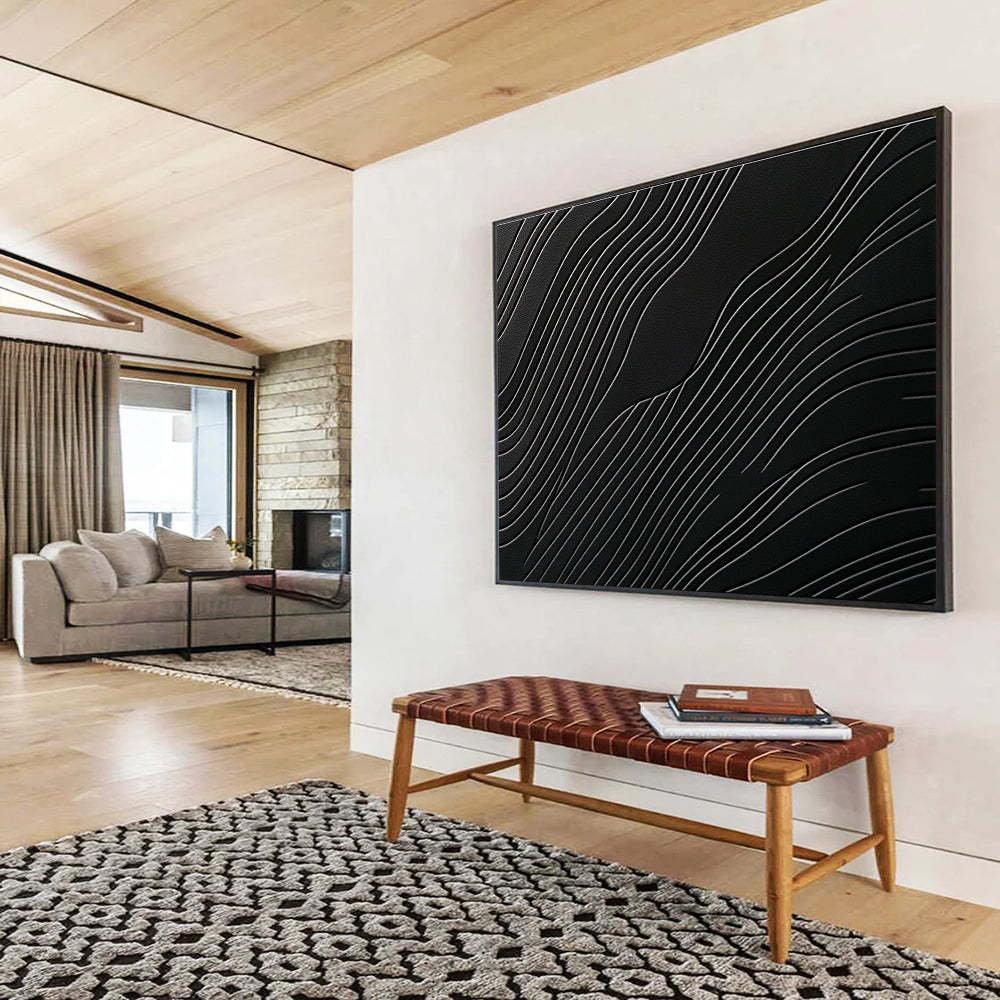 Sophisticated Texture Art for Luxury Lounge & Art Gallery SC575