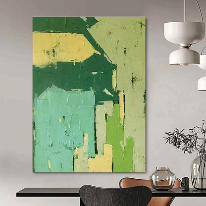 Color - Block Geometric Art for Modern Office Reception DLZ0282
