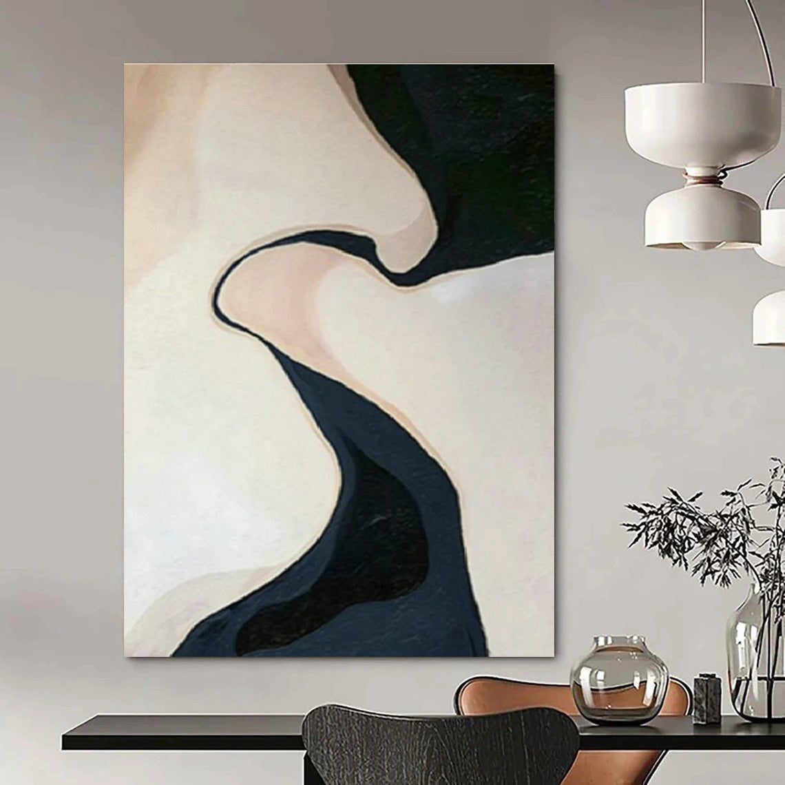 Abstract Kiss Art for Romantic Bedroom & Wedding Venue DLZ1127