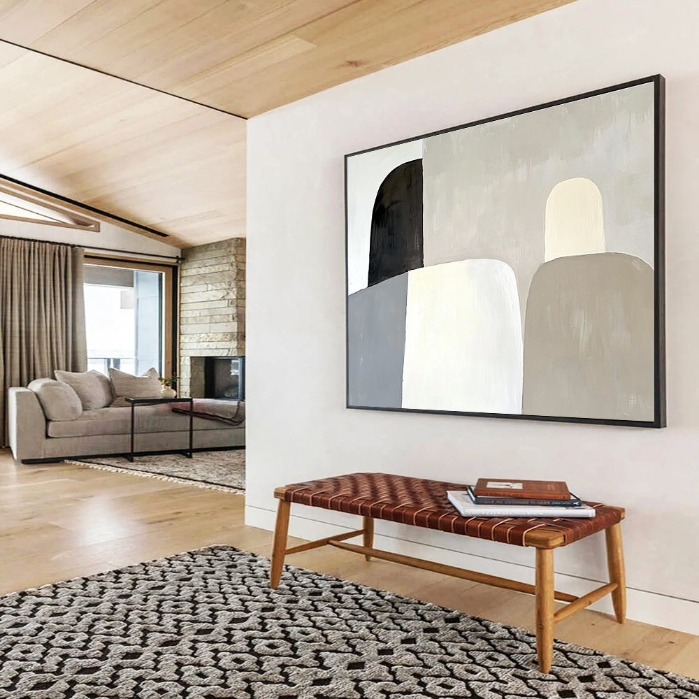 Calm Minimalist Art for Nursery & Wellness Center SC589