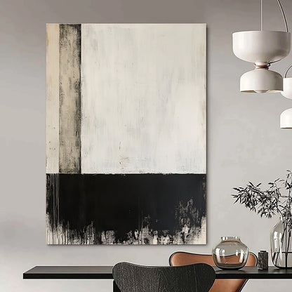 Black and White Minimalist for Contemporary Art Space & Modern Dining Room STSC235