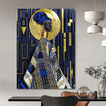 African - Inspired Figure Art for Cultural Center & Ethnic - Style Boutique DLZ2324