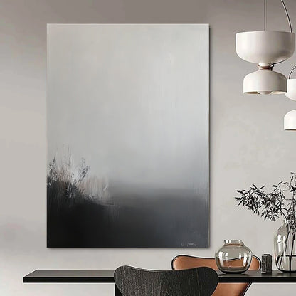 Misty Landscape Abstract for Thoughtful Reading Nook & Lakeside Cottage STSC288
