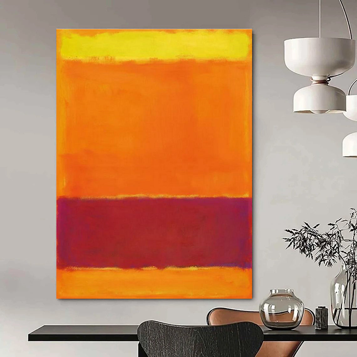 Warm Color - Block Art for Living Room & Boutique Hotel DLZ2307