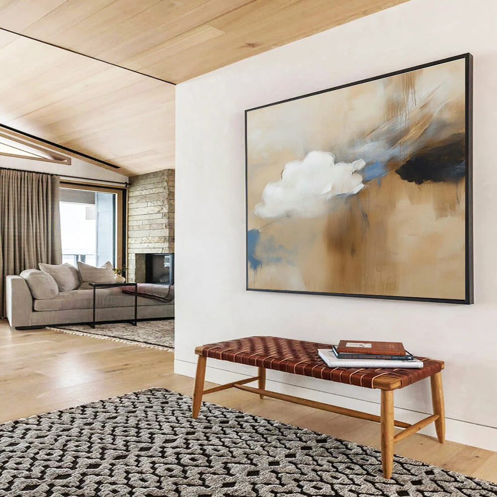Cloud - Inspired Abstract Art for Serene Bedrooms DLZ2474
