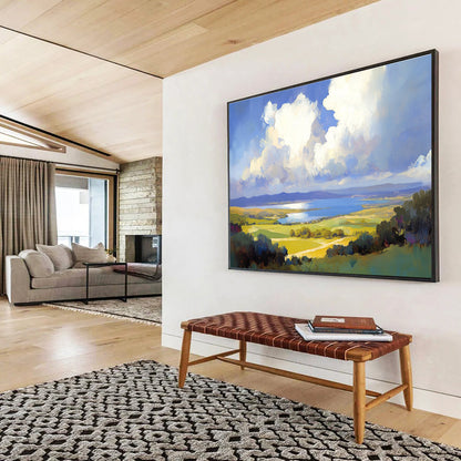 Peaceful Countryside Art for Farmhouse & Lakeside Cottage SC584
