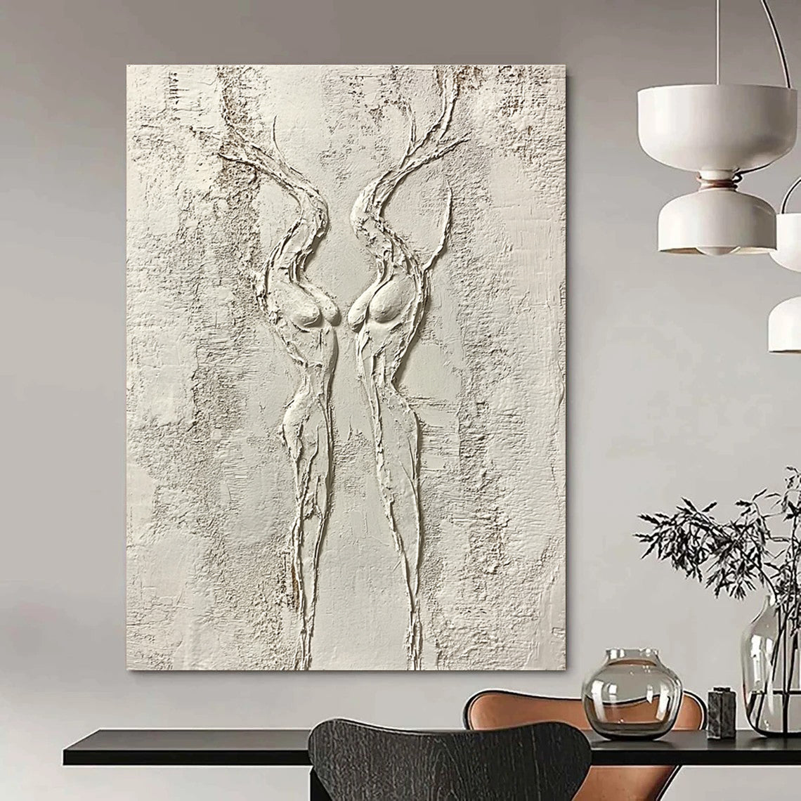 Textured Female Forms for Feminine Art Gallery & Modern Spa STSC978
