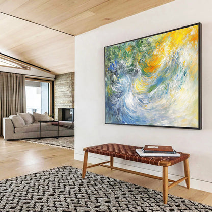Colorful Ocean Waves Art for Surf Shop & Art - Lovers’ Café SC414