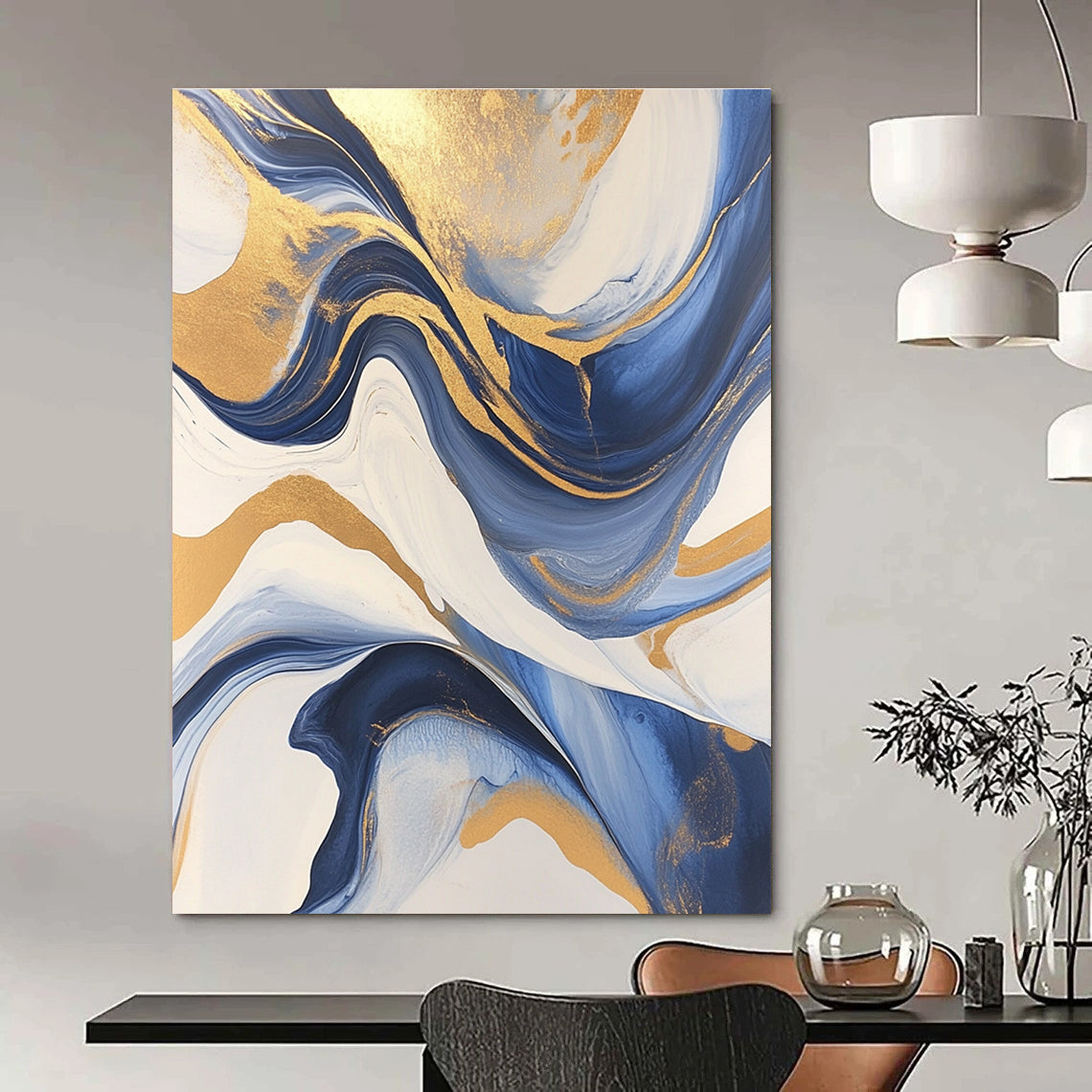 Elegant Abstract Art for Art Deco Ballroom & Luxury Bedroom STSC031