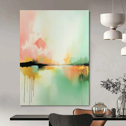 Colorful Dreamy Lake Art for Nursery & Creative Studio STSC086