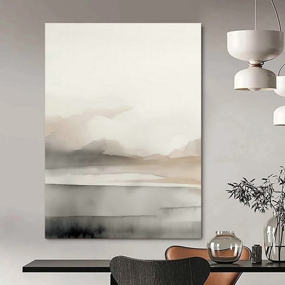 Ink - Wash Landscape Art for Traditional Tea House & Asian - Inspired Home DLZ0723