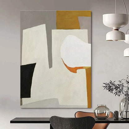 Minimalist Geometric Art for Modern Office Lounge & Scandinavian - Style Home DLZ1500