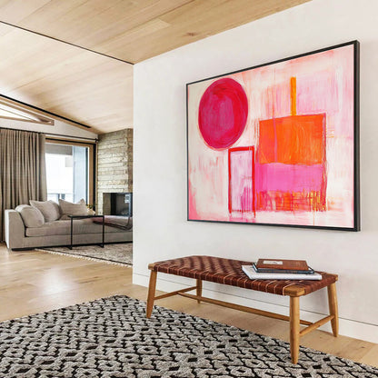 Abstract Geometric Art for Modern Living Room & Art Gallery SC540