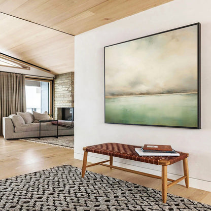 Soft - Toned Sky - Water Painting for Coastal Bedroom Retreats DLZ2543
