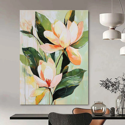 Peach - Colored Flower Blooms for Feminine Bedroom & Charming Café STSC355