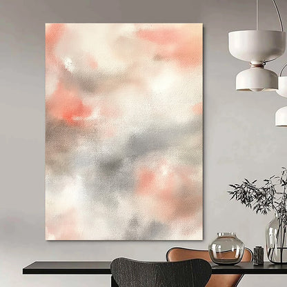 Soft Color Wash Calming Abstract Art for Minimalist Bedroom & Serene Home Reading Nook STSC1462