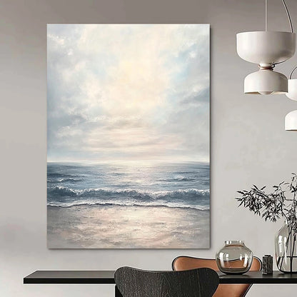 Calm Sea at Dawn for Minimalist Bedroom & Yoga Studio STSC1177