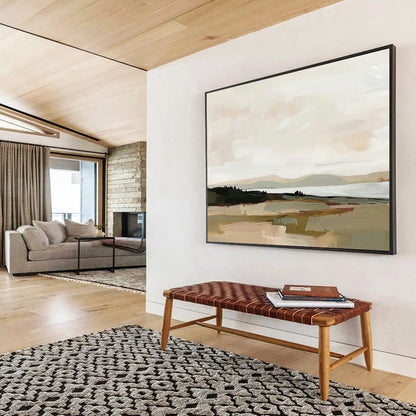 Minimalist Landscape Abstract Art for Scandinavian - Style Dining Areas DLZ2626