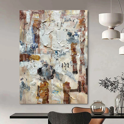 Colorful Abstract Texture Painting for Creative Studio & Community Art Center DLZ1309