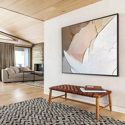 Minimalist Textured Shapes Art for Scandinavian Bedroom & Modern Gallery SC152