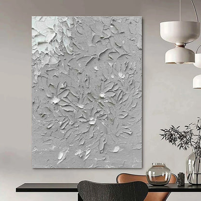 Gray Textured Wall Art for Minimalist Interior & Art - Inspired Retail Space DLZ1693