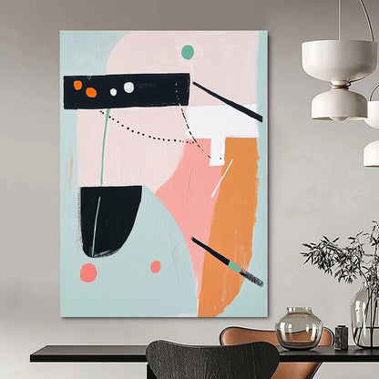 Pastel Geometric Art for Nursery & Craft Studio STSC691