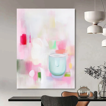 Pastel Abstract with Cup for Cozy Coffee Shop & Light - Filled Bedroom STSC1200