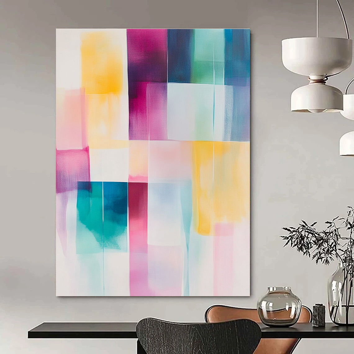 Color Block Abstract for Modern Home & Art - Centric Retail Store STSC804