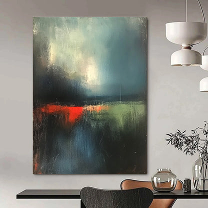Dark Landscape Abstract Art for Study & Bedroom STSC702