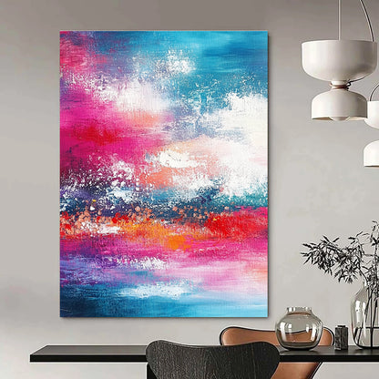 Colorful Abstract Sky & Sea Art for Rooftop Bar & Beachfront Villa STSC116