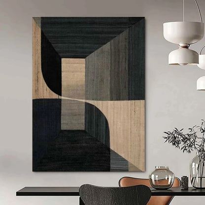 Geometric Space Abstract Art for Architectural Studio Displays DLZ0244