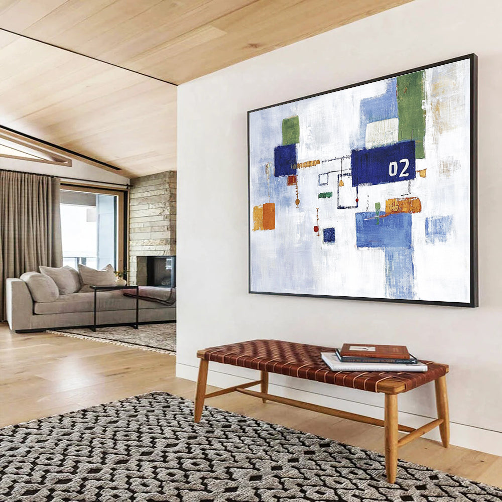 Abstract Geometric “02” Art for Modern Office & Creative Studio SC182