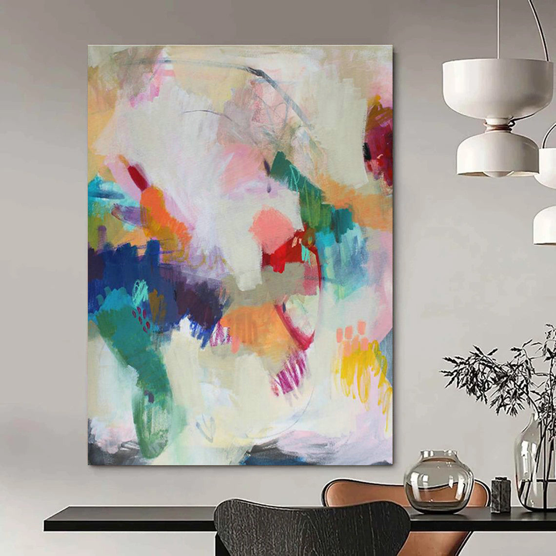 Colorful Abstract Art for Creative Agency Meeting Rooms DLZ0149