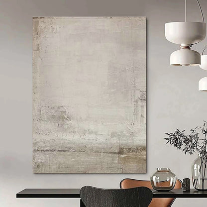 Gray - White Textured Art II for Minimalist Art Gallery & Industrial - Chic Home Office DLZ1868