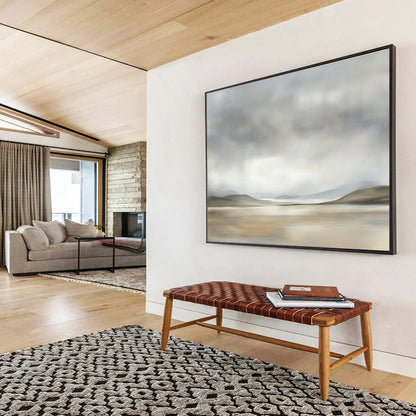 Gray Tonal Landscape Art for Modern Gallery & Serene Waiting Room SC073