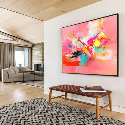 Playful Color Overlaps: Brighten Fashion Boutique & Home Office Interiors SC535